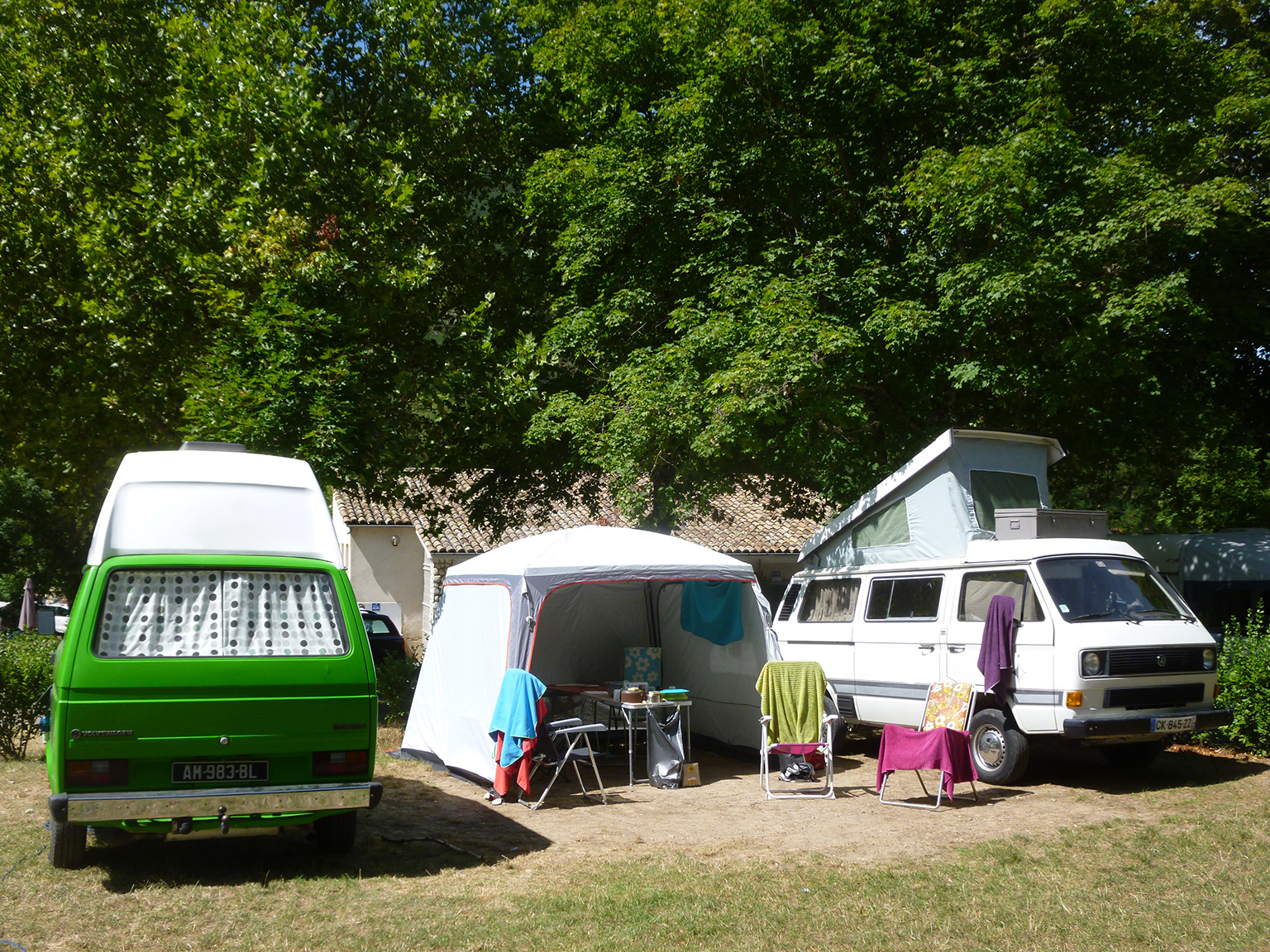 Emplacement camping car